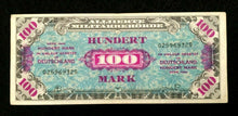 Load image into Gallery viewer, 1944 WWII Germany Allied Occupation Military Currency 100 Mark Banknote - S325 - Collectors Couch