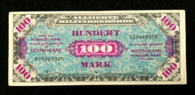 Load image into Gallery viewer, 1944 WWII Germany Allied Occupation Military Currency 100 Mark Banknote - S325