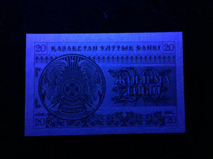 Kazakhstan 20 Tyin 1993 Banknote World Paper Money UNC - Collectors Couch