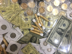✯ESTATE SALE ANTIQUE US COINS ✯ SILVER DOLLAR BILL & BULLION✯24K GOLD PLT COIN - Collectors Couch