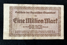 Load image into Gallery viewer, Germany 1 Million Mark 1923 Bavaria Munich Bayeris - Collectors Couch
