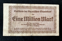 Load image into Gallery viewer, Germany 1 Million Mark 1923 Bavaria Munich Bayeris