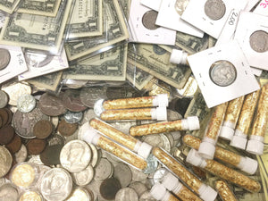 ✯ESTATE SALE ANTIQUE US COINS ✯ SILVER DOLLAR BILL & BULLION✯24K GOLD PLT COIN - Collectors Couch
