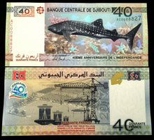 Load image into Gallery viewer, Djibouti 40 Francs 2017 Banknote World Paper Money UNC Currency Bill Note - Collectors Couch