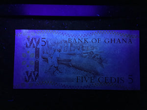 Ghana 5 Cedis 2002 Banknote World Paper Money UNC Currency Bill Note