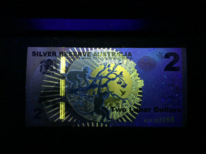 Australia 2 Lunar Dollars Silver Reserve 2016 World Paper Money UNC Currency - Collectors Couch
