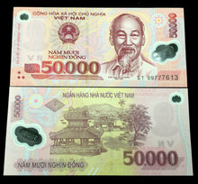 Load image into Gallery viewer, VIETNAM 50000 Dong Year 2016 Polymer Banknote World Paper Money UNC Currency - Collectors Couch