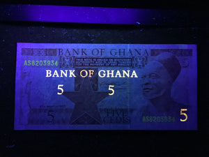 Ghana 5 Cedis 2002 Banknote World Paper Money UNC Currency Bill Note