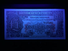 Load image into Gallery viewer, Great Britain / UK British Armed Forces 1 Pound Banknote World Paper Money UNC