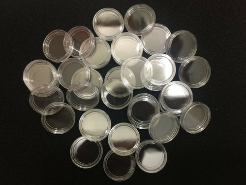 NICKEL Direct-Fit Air tight Coin Capsule Holders For NICKEL-Size 21MM (QTY 100)