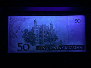 Brazil 1000 Cruzados 1989 Banknote World Paper Money UNC Currency Bill
