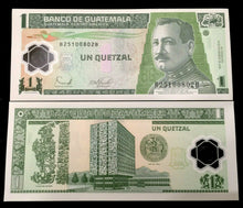 Load image into Gallery viewer, Guatemala 1 Quetzales Polymer Banknote World Paper Money UNC Currency Bill Note