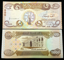 Load image into Gallery viewer, IRAQ 1000 Dinars Year 2018 World Paper Money UNC Bill