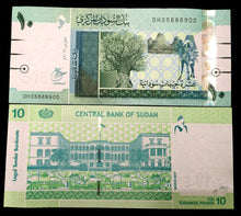 Load image into Gallery viewer, Sudan 10 Pounds 2017 Banknote World Paper Money UNC Currency Bill Note