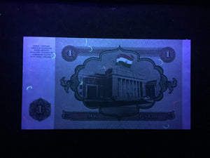 Tajikistan 1 Rublie 1994 Banknote World Paper Money UNC Currency Bill Note - Collectors Couch