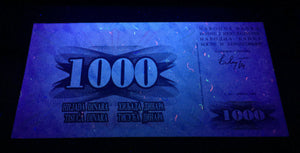 Bosnia & Herzegovina 1000 Dinara Banknote World Paper Money UNC Bill Note