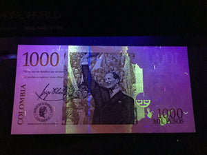 Colombia 1000 Peso 2016 Banknote World Paper Money UNC Currency Bill Note - Collectors Couch