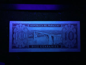 Paraguay 10 Guaranies 1952 banknote World Paper Money UNC Currency Bill