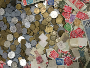 Clearance SALE Antique WWI and WW2 Germany War Coin Collection Lot & Bill - Collectors Couch