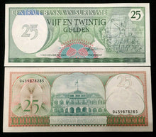 Load image into Gallery viewer, Suriname 25 Gulden 1985 Banknote World Paper Money UNC Currency