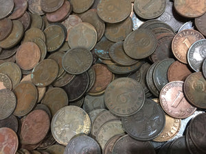 Clearance SALE Antique WWI and WW2 Germany War Coin Collection Lot & Bill - Collectors Couch