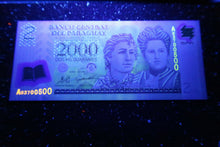 Load image into Gallery viewer, Paraguay 2000 Guaranies Polymer Banknote World Paper Money UNC Currency Bill