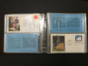 First Day Of Issue 1980s 44 Issues With Description Cards - A Historical Album