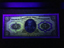 Load image into Gallery viewer, Ecuador 5 Sucres 1988 Banknote World Paper Money UNC Currency