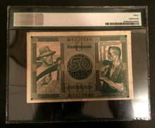 Load image into Gallery viewer, Antique Rare Historical 50 German Mark 1920 - PMG Certified  Very Fine - WW1 Era - Collectors Couch