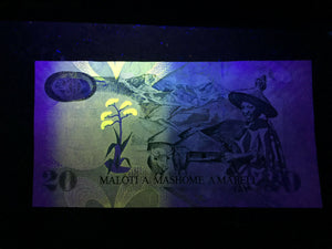 Lesotho 20 Maloti 2009 Banknote World Paper Money UNC Currency Bill Note