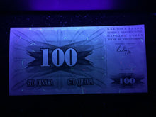 Load image into Gallery viewer, Bosnia &amp; Herzegovina 100 Dinara 1992 Banknote World Paper Money UNC Bill Note