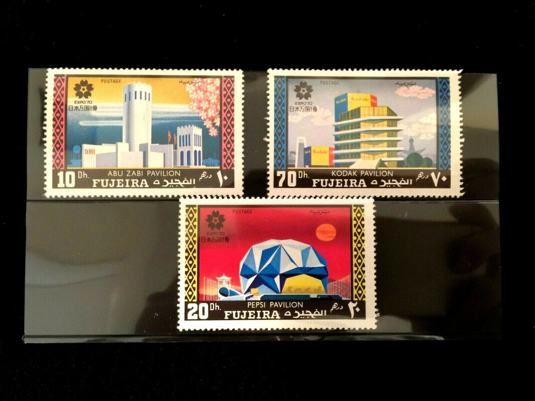 Fujeria Stamps Lot of 3 - Vintage Historical Stamps -  Antique Collectors Set