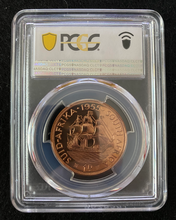 Load image into Gallery viewer, South Africa Penny 1955 PCGS PR65 Red