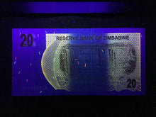 Load image into Gallery viewer, Zimbabwe 20 DOLLARS 2006 Banknote World Paper Money Currency UNC