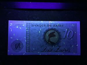 Zaire 10 Zaires 1985 Banknote World Paper Money UNC Currency Bill Note