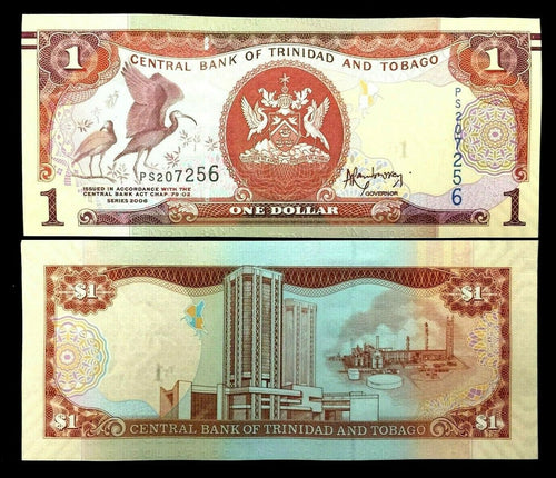 Trinidad And Tobago 1 Dollar Year 2006 Banknote World Paper Money UNC - Collectors Couch