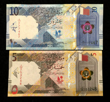 Load image into Gallery viewer, Qatar 1 5 10 Riyal 2020 Banknote Set World Paper Money UNC Currency Bill Notes