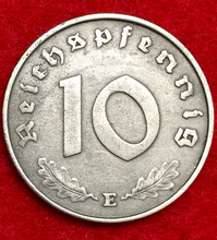 Load image into Gallery viewer, Rarest Old WWII German War 10 Cent Coin Military Army Collection Army 1944 D-Day - Collectors Couch