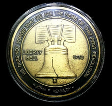 Load image into Gallery viewer, Don&#39;t Tread on Me - Liberty Bell  ✯✯ United We Stand Challenge Coin ✯✯