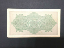Load image into Gallery viewer, German TWO 1000 Mark Bills - Crisp Uncirculated - Collection Item