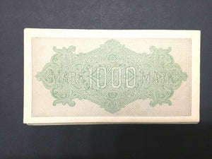 German TWO 1000 Mark Bills - Crisp Uncirculated - Collection Item