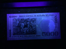 Load image into Gallery viewer, PERU 5000 SOLES Banknote World Paper Money UNC Currency Bill Note