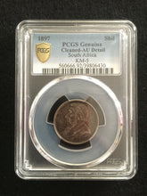 Load image into Gallery viewer, 1897 South Africa Shilling PCGS AU Details - Rare Historical Certified Artifact - Collectors Couch