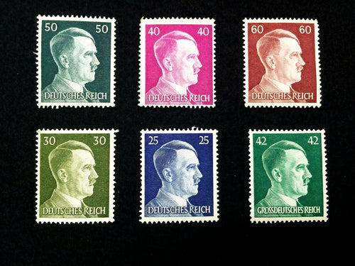 Rare Old Antique WWII German Unused Large Hitler Stamp Collection Lot - Collectors Couch