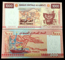 Load image into Gallery viewer, Djibouti 1000 Francs 2005 Banknote World Paper Money UNC Currency Bill Note