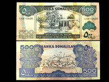 Load image into Gallery viewer, SOMALILAND 500 SHILLING Year 2011 Banknote World Paper Money UNC Currency Bill