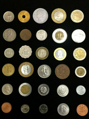 World Coins From 30 Different Countries-Classic Coins Not Found in Cheap Hoards - Collectors Couch