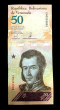 Load image into Gallery viewer, Venezuela 50 Bolivares TEN Sequential Bills LEOPARD UNC World Paper Money