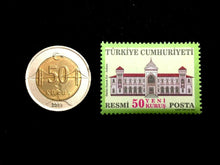 Load image into Gallery viewer, Turkey Collection - New Unused Stamp, and Used Coin - Great Collectors Item - Collectors Couch