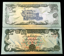 Load image into Gallery viewer, Afghanistan 50 Afghanis 1991 Banknote World Paper Money UNC Currency Bill Note